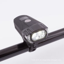 Farol dianteiro de bicicleta LED recarregável USB